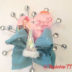Jojo Siwa Large Unicorn Holiday Cheer Bow
